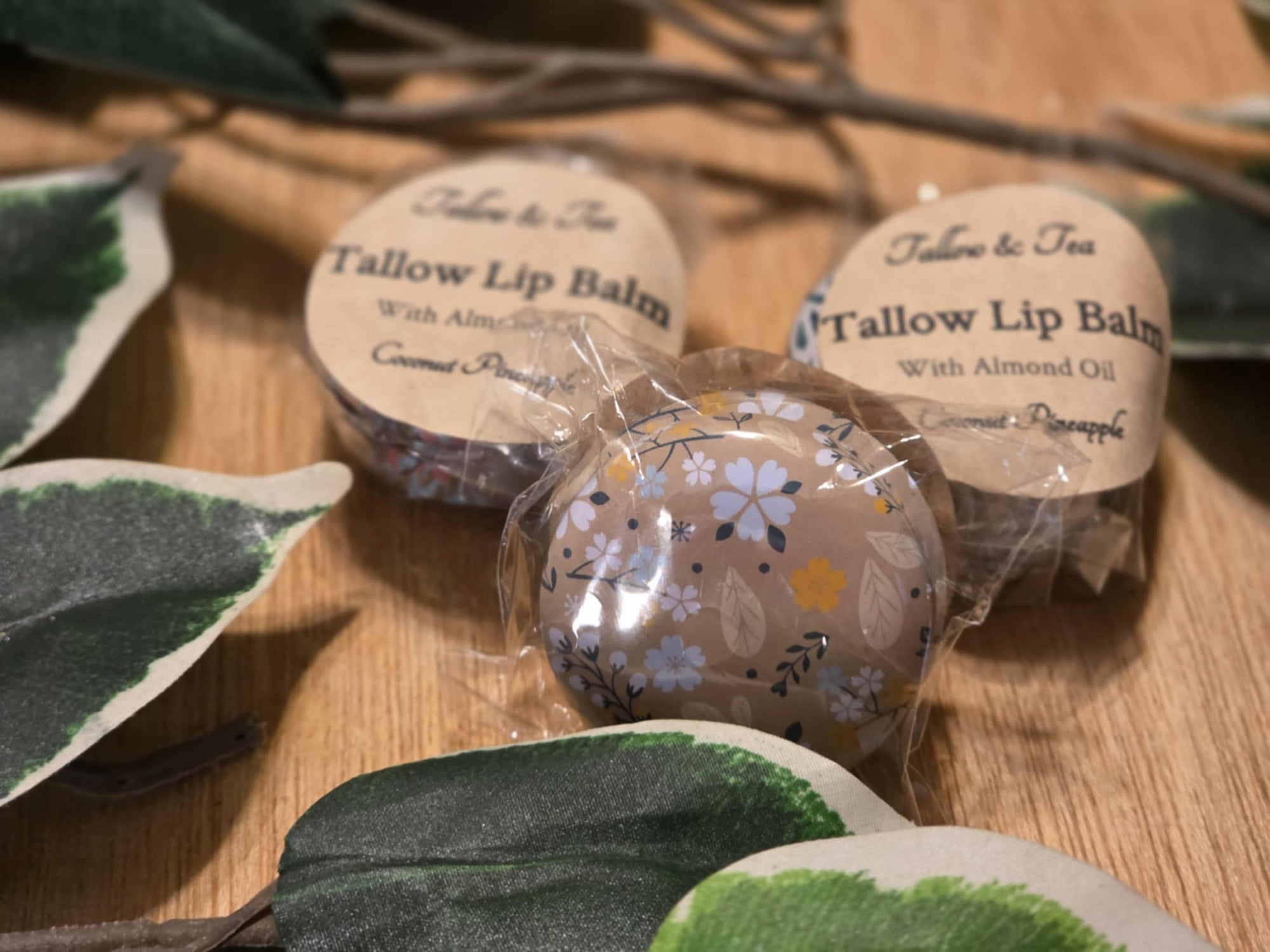 Tallow Lip Gloss Coconut Pineapple
