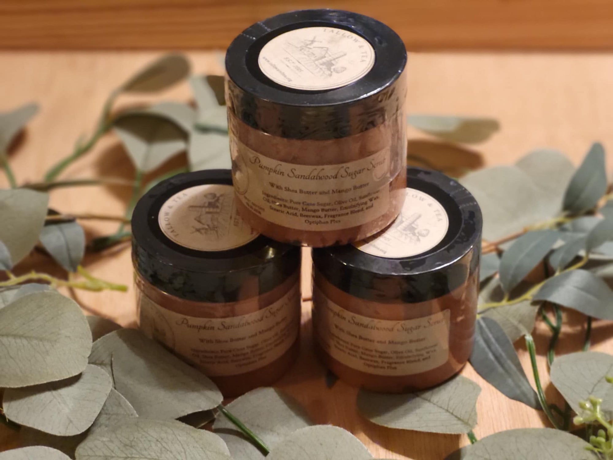 Pumpkin Sandalwood Sugar Scrub