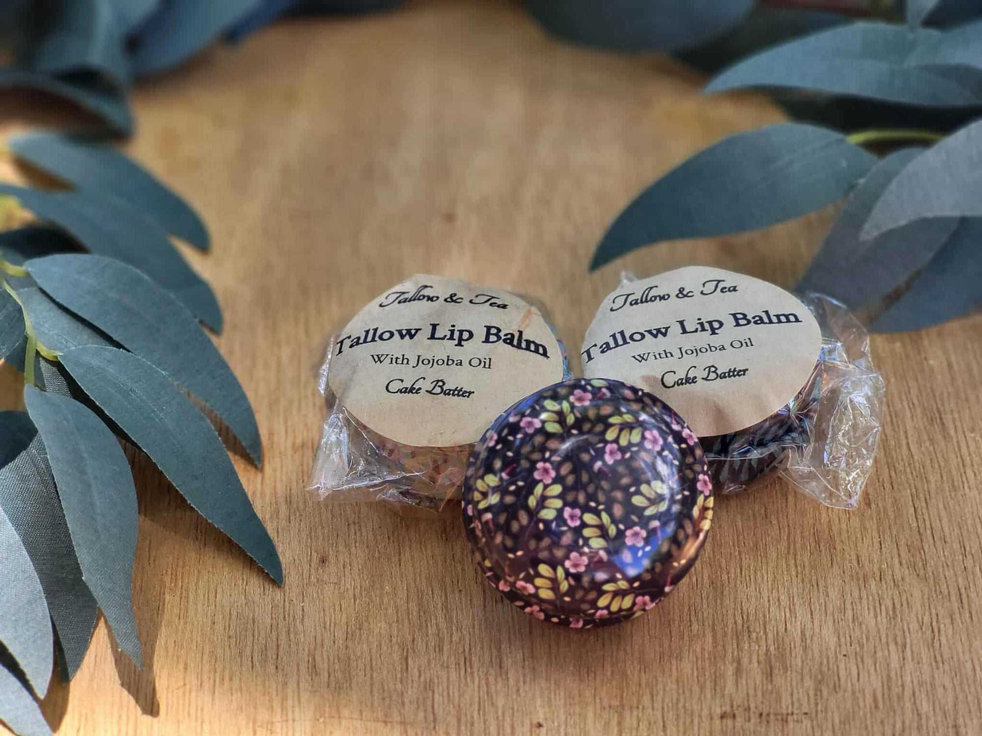 Tallow Lip Balm Cake Batter