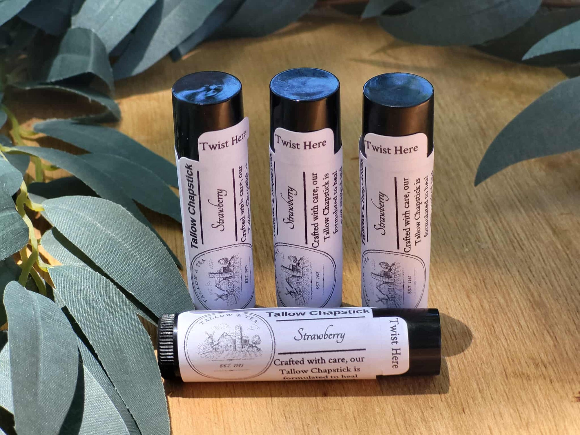 Tallow Chapstick Strawberry