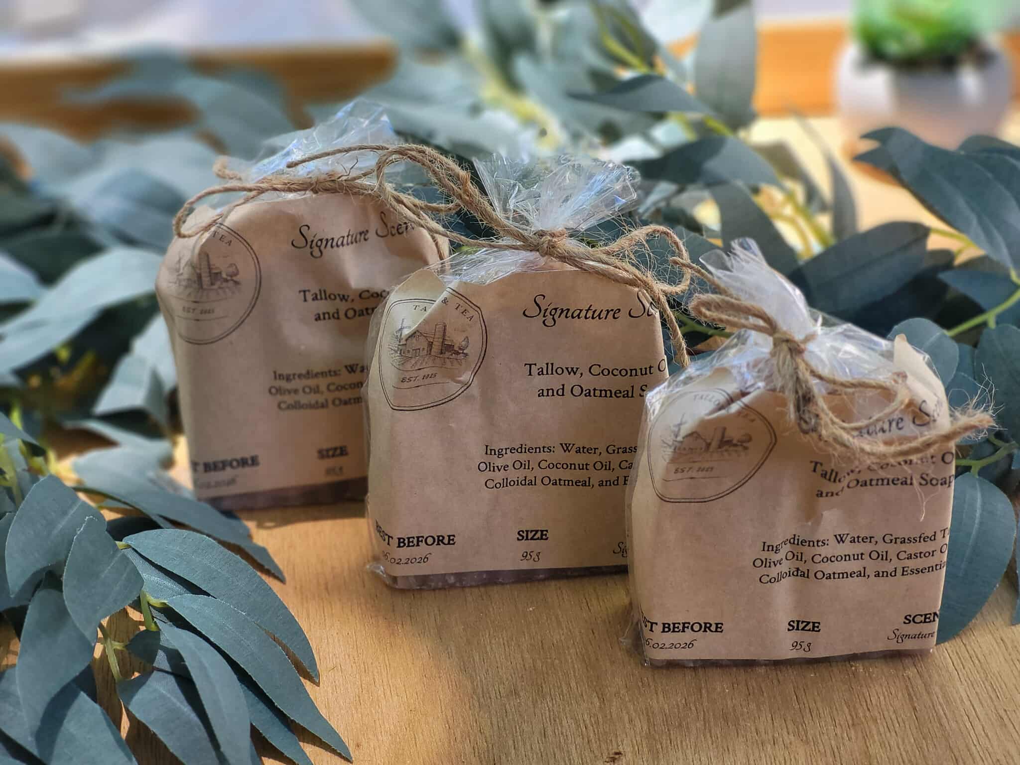Signature Scent: Tallow, Coconut Oil and Oatmeal Soap
