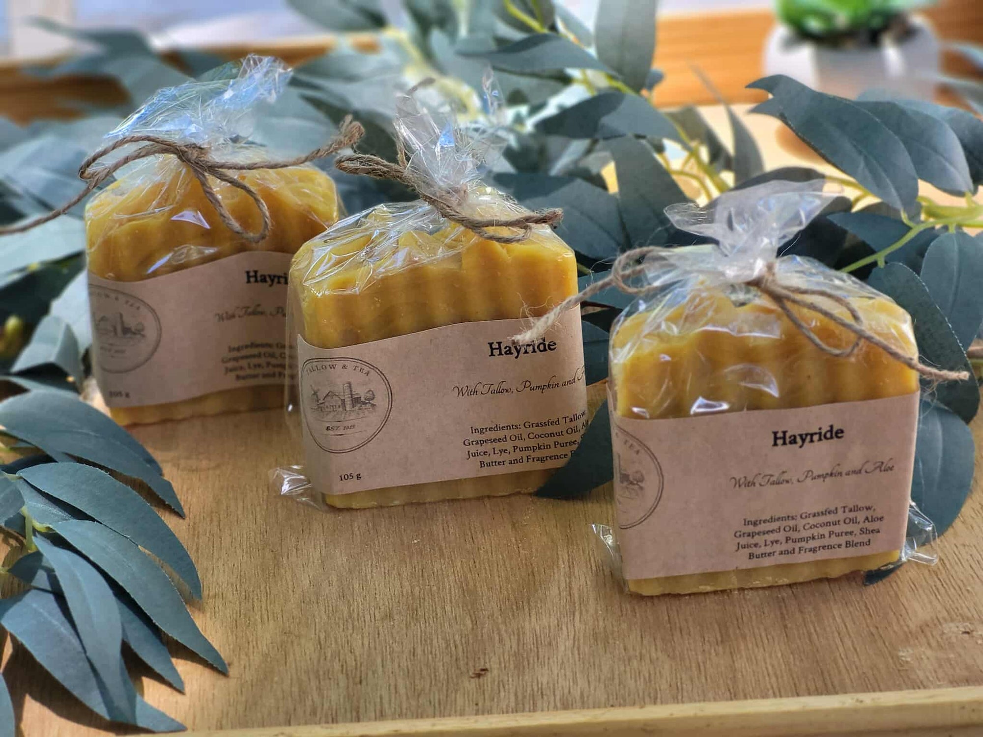Hayride: Tallow, Pumpkin and Aloe Soap
