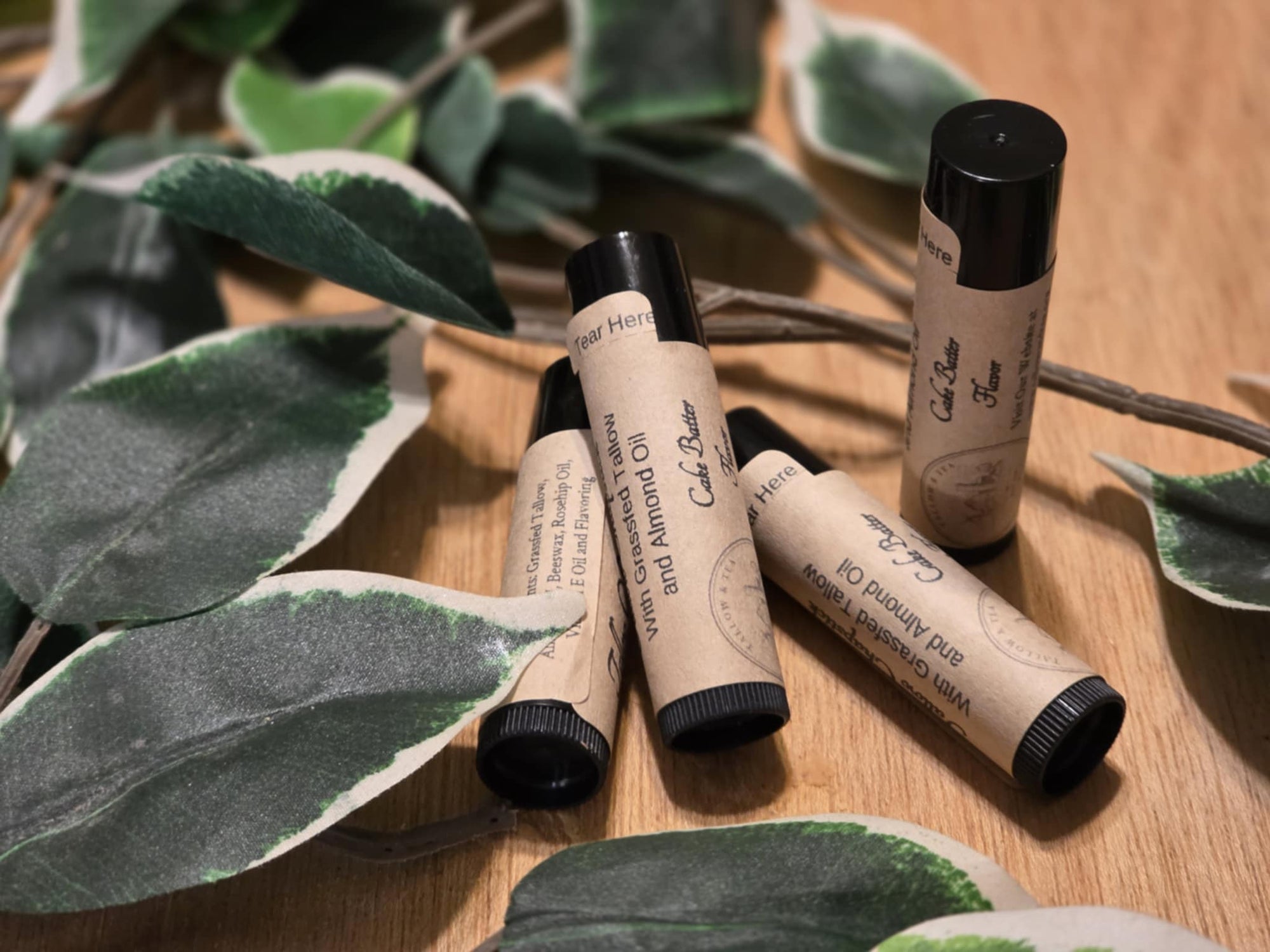 Tallow Chapstick Cake Batter