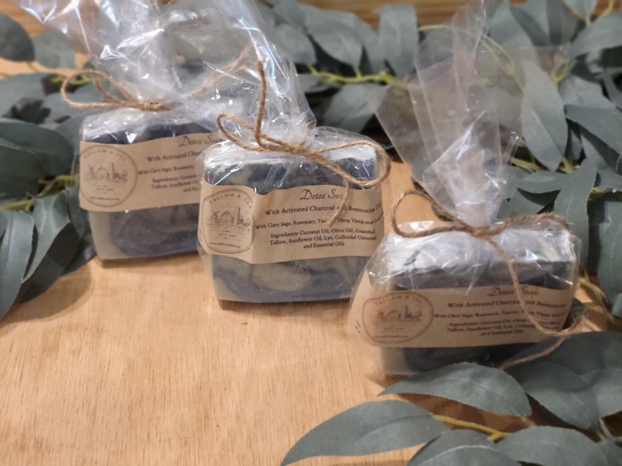 Detox Soap with Activated Charcoal and Bentonite Clay