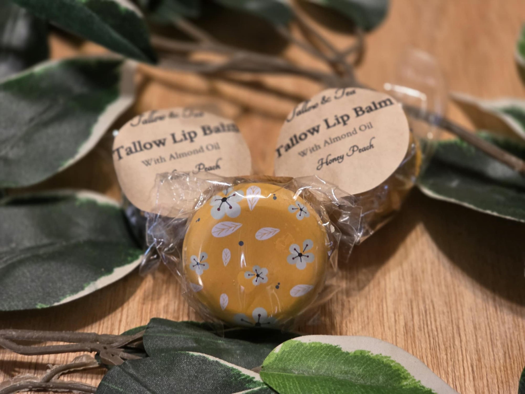 Tallow Lip Gloss Honey Peach