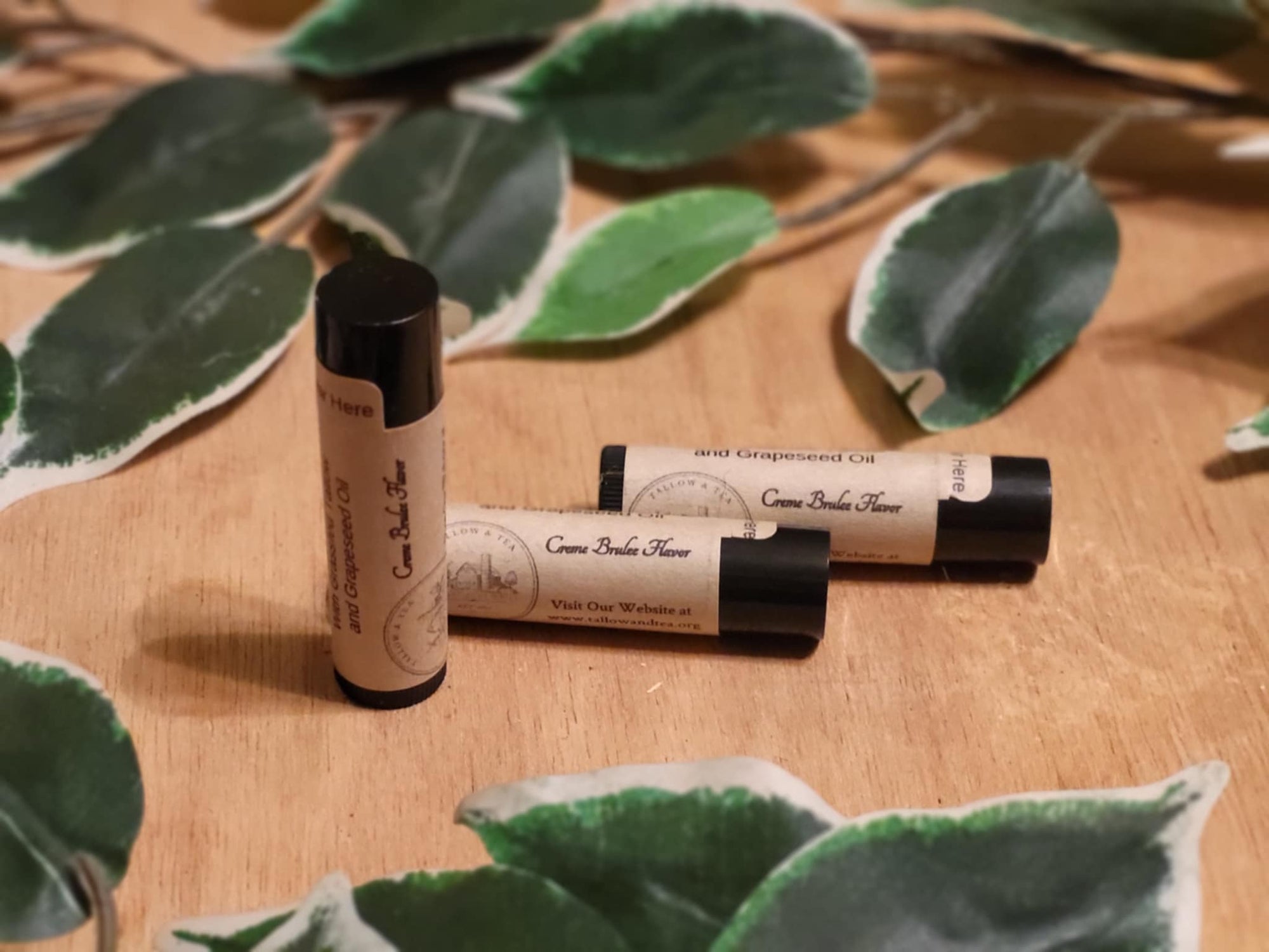 Crème Brûlée Chapstick With Tallow