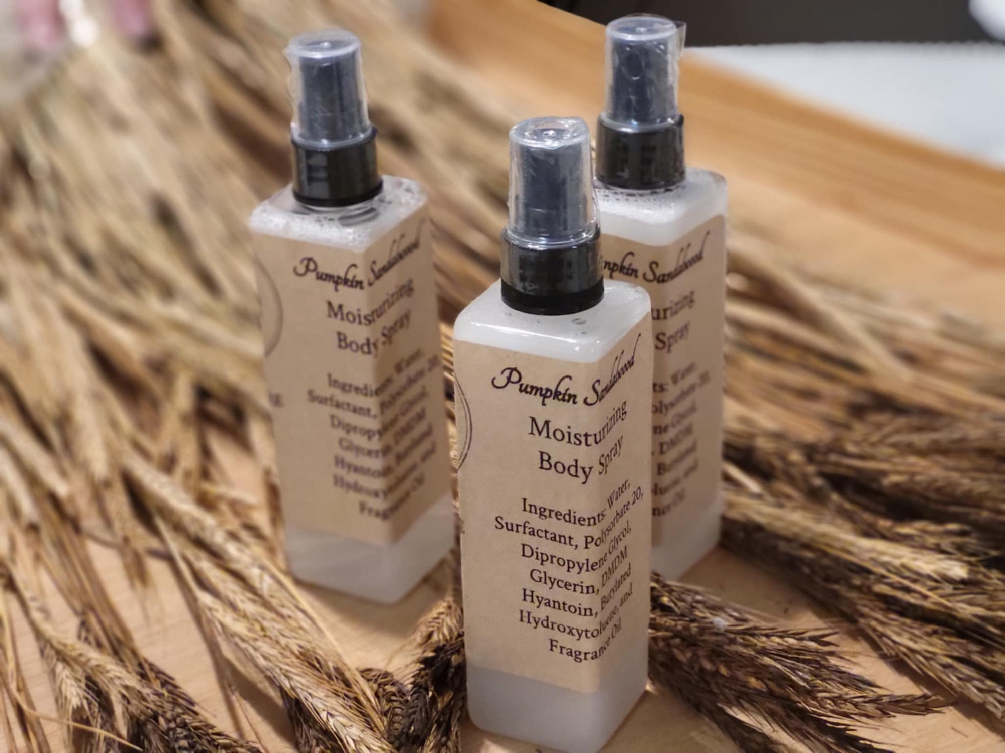 Pumpkin Sandalwood Moisturizing Body Spray