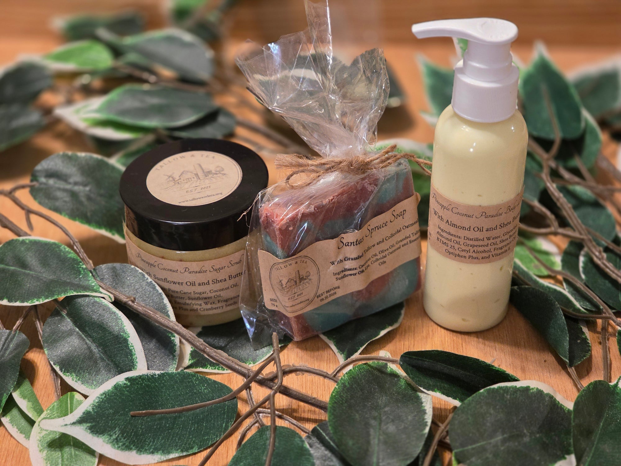 3 Piece Bundle Pineapple and Coconut Paradise